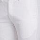 Park Avenue Men White Solid Super Slim Fit Trouser