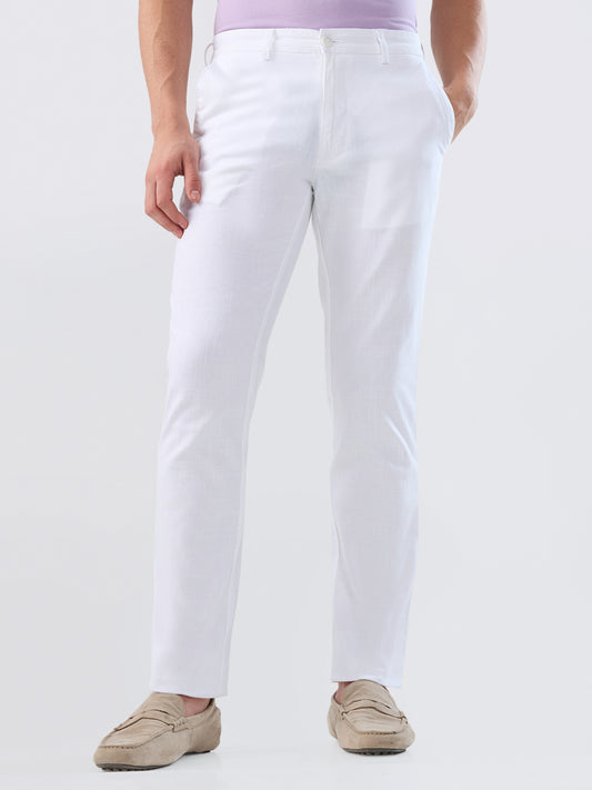 Park Avenue White Trouser