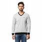 Men Regular Fit Blue Sweater