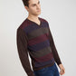 Park Avenue Men Blue Solid Regular Acrylic Full Sleeve Pullover