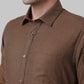 Park Avenue Brown Formal Shirt