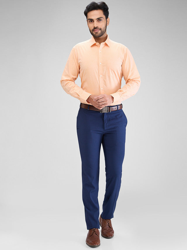 Park Avenue Orange Formal Shirt