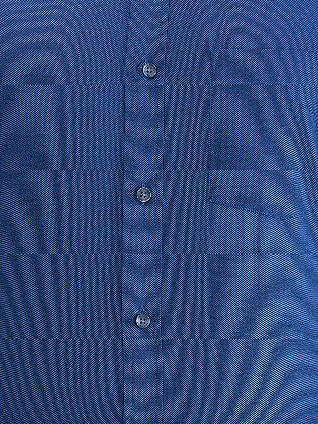 Park Avenue Blue Structure Regular Fit Cotton Formal Shirt