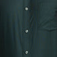 Park Avenue Men Green Self Design Regular Fit Full Sleeve Semi Cut Away Collar Shirt