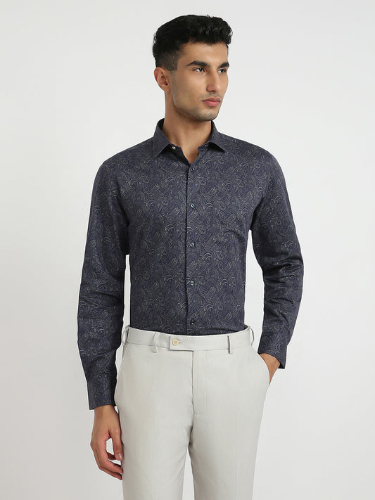 Park Avenue Blue Formal Shirt
