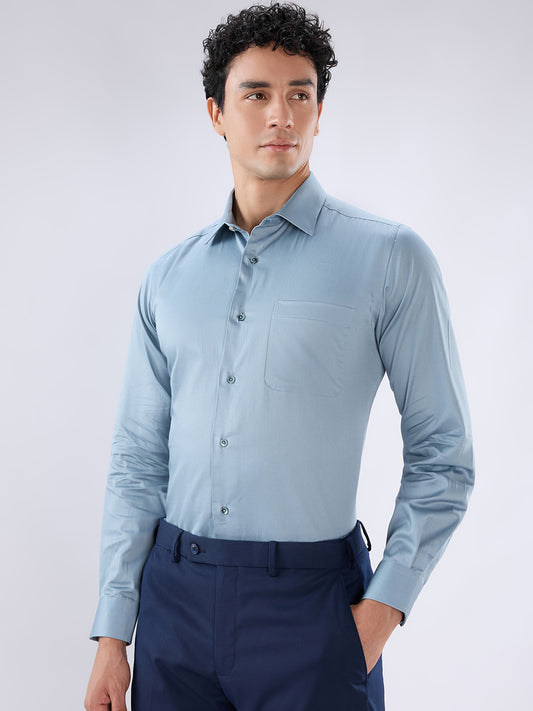 Park Avenue Blue Formal Shirt