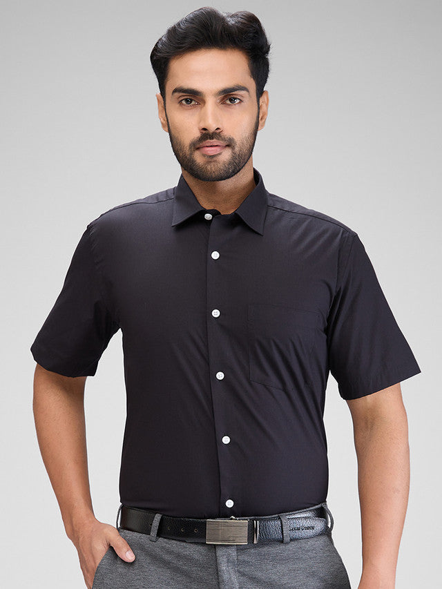 Park Avenue Black Formal Shirt