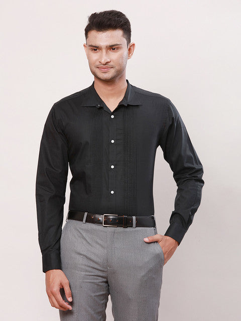 Park Avenue Black Formal Shirts