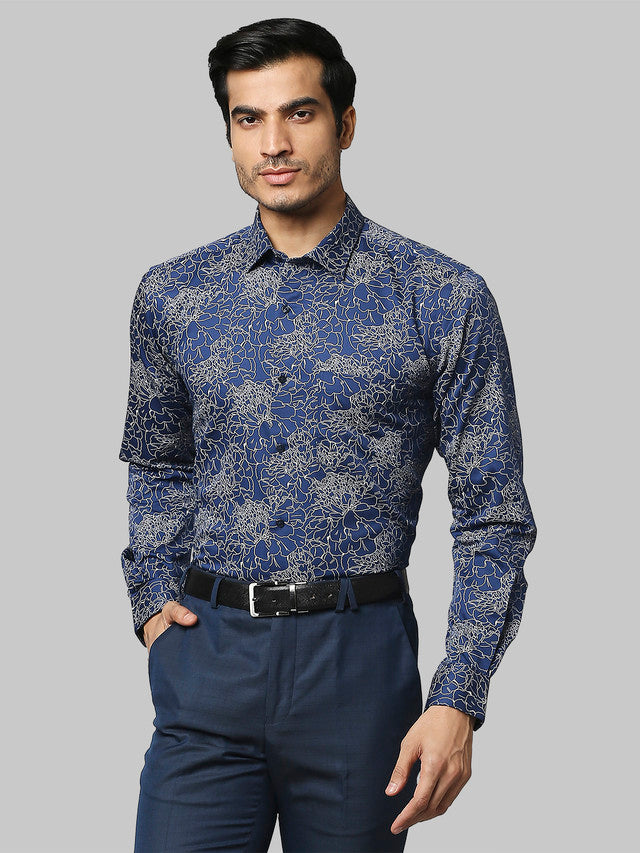 Park Avenue Blue Formal Shirt