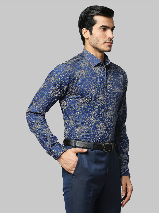 Park Avenue Blue Formal Shirt