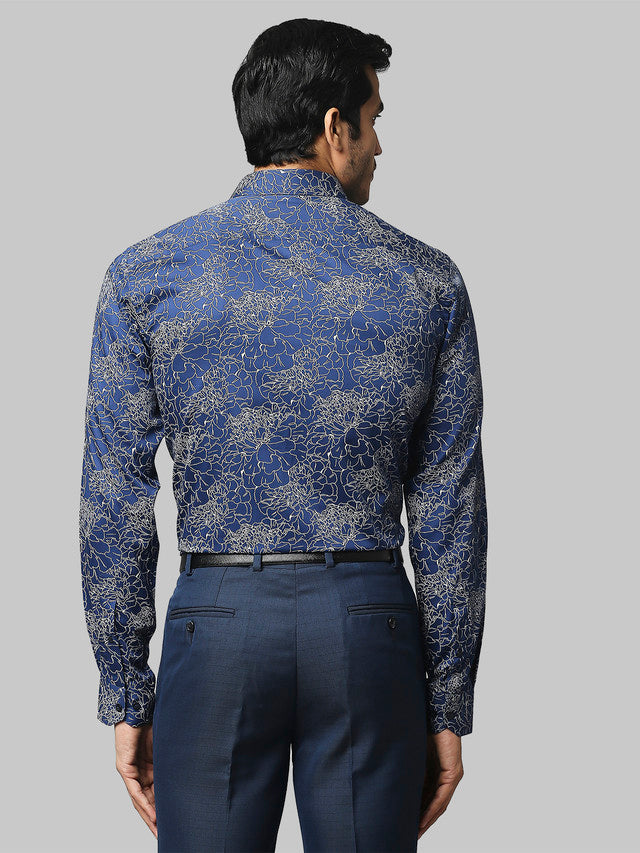 Park Avenue Blue Formal Shirt