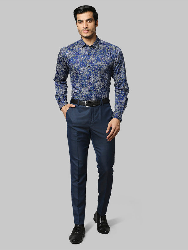 Park Avenue Blue Formal Shirt