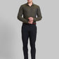 Park Avenue Green Formal Shirt 