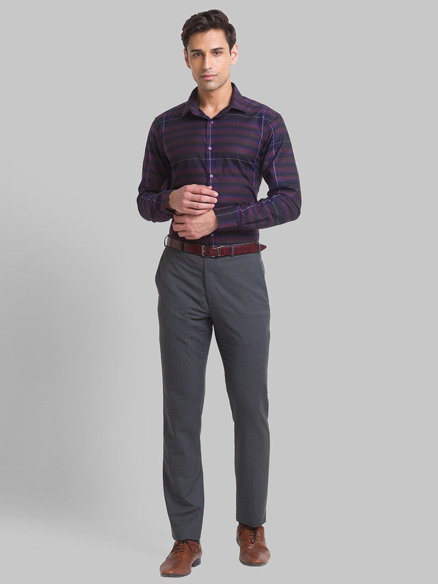 Park Avenue Purple Formal Shirt