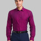 Park Avenue Maroon Formal Shirt