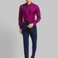 Park Avenue Maroon Formal Shirt