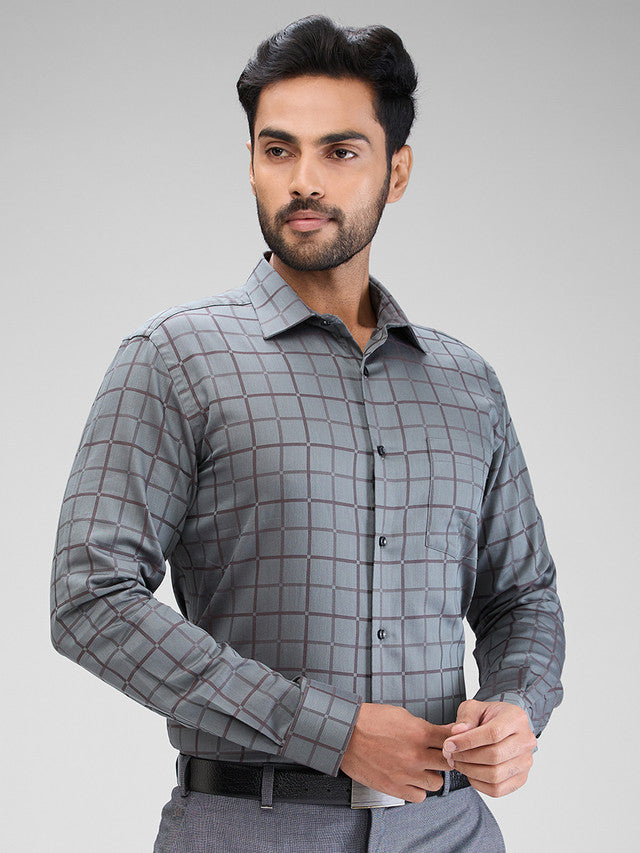 Park Avenue Grey Formal Shirt