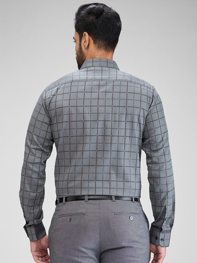 Park Avenue Grey Formal Shirt