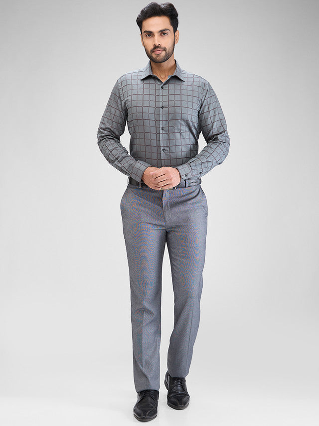 Park Avenue Grey Formal Shirt