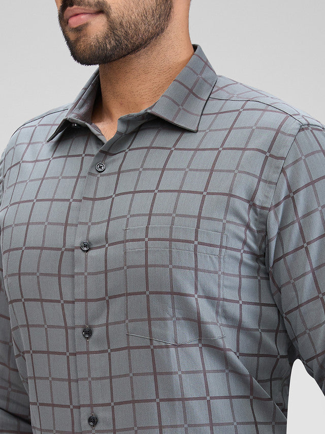 Park Avenue Grey Formal Shirt