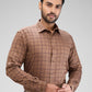 Park Avenue Brown Formal Shirt