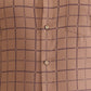 Park Avenue Brown Checks Slim Fit Cotton Formal Shirt