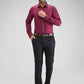 Park Avenue Maroon Formal Shirt