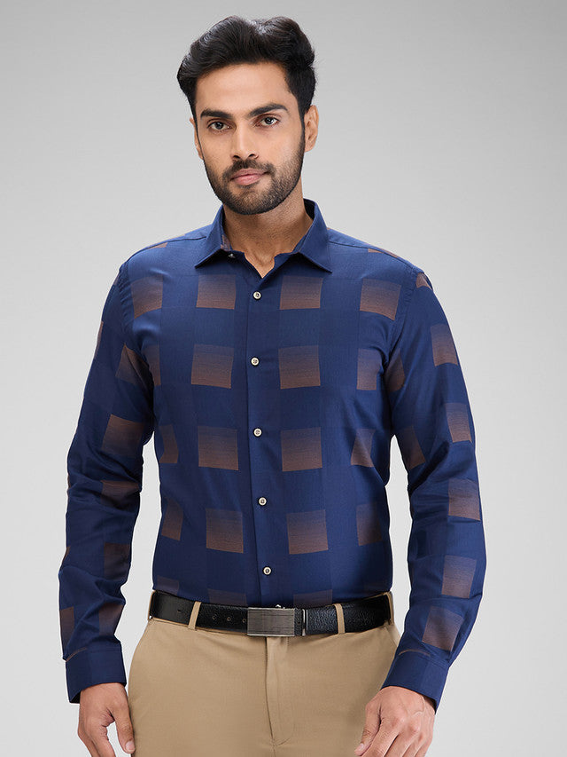 Park Avenue Blue Formal Shirt