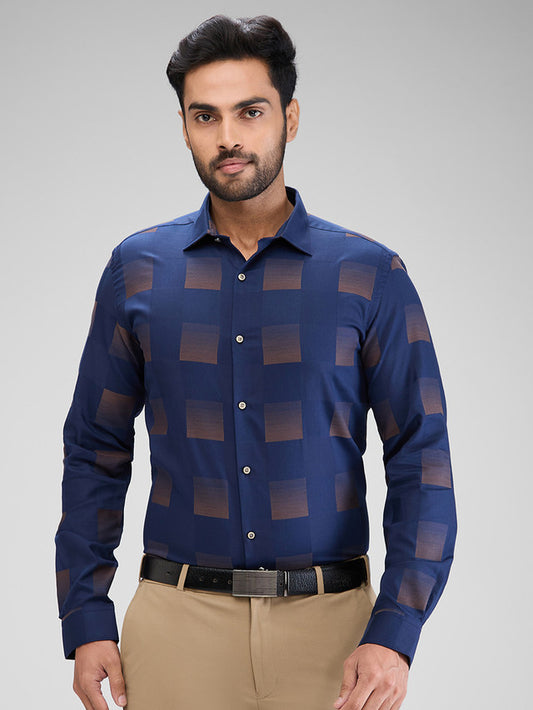 Park Avenue Blue Formal Shirt