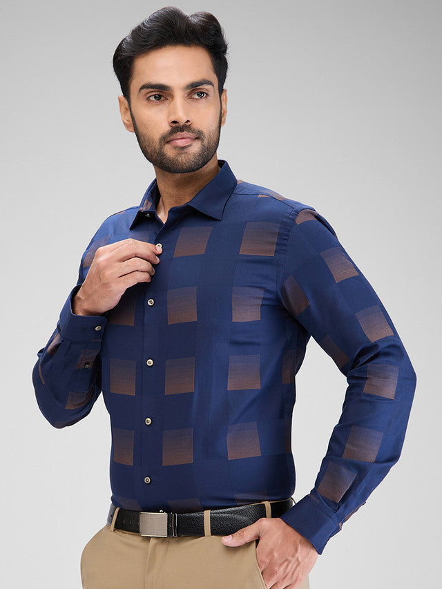 Park Avenue Blue Formal Shirt