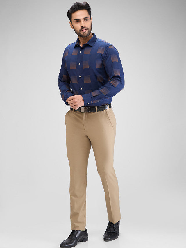 Park Avenue Blue Formal Shirt