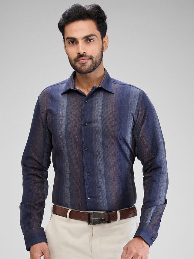 Park Avenue Grey Formal Shirt