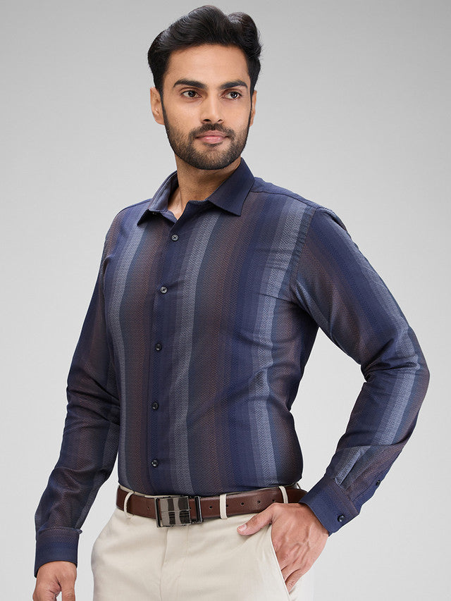 Park Avenue Grey Formal Shirt