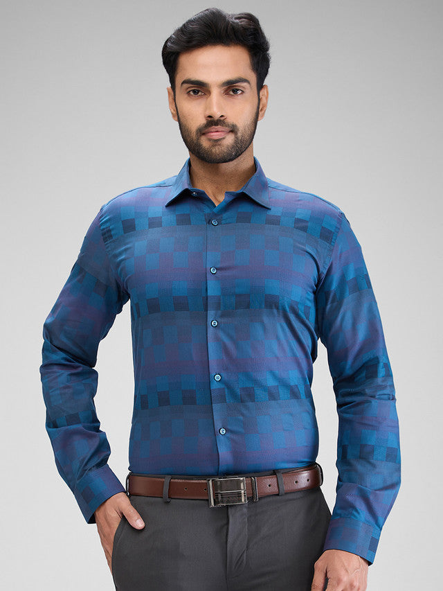 Park Avenue Blue Formal Shirt