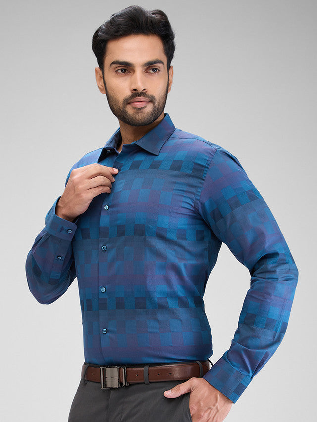 Park Avenue Blue Formal Shirt