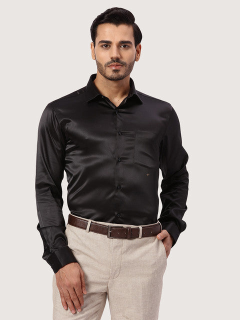 Park Avenue Black Formal Shirts