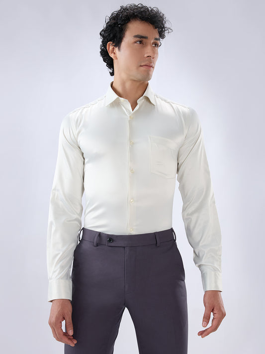 Park Avenue Yellow Formal Shirt