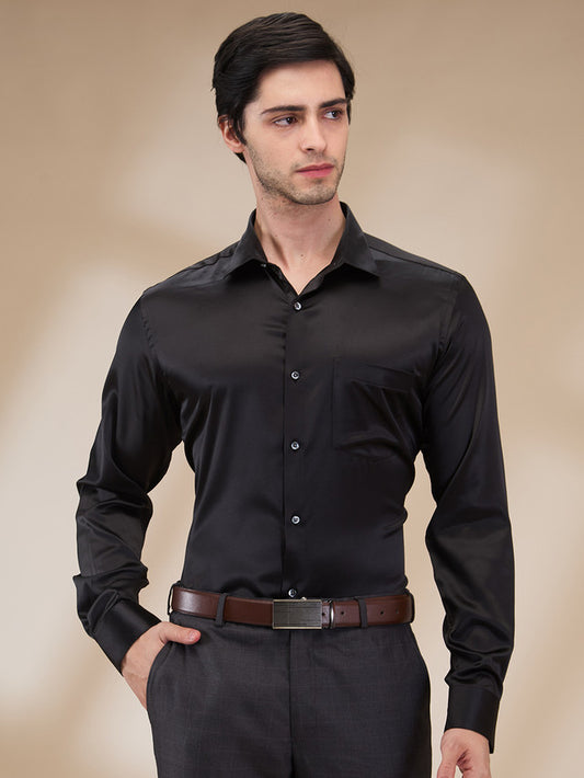 Park Avenue Black Formal Shirt