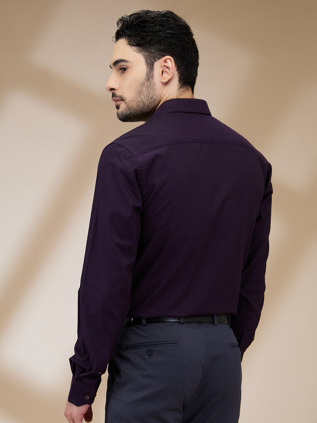 Park Avenue Purple Formal Shirt