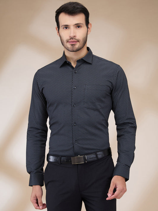 Park Avenue Black Formal Shirt