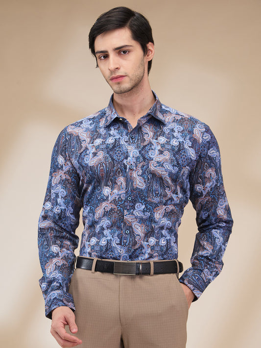 Park Avenue Blue Formal Shirt