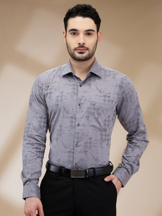 Park Avenue Grey Formal Shirt