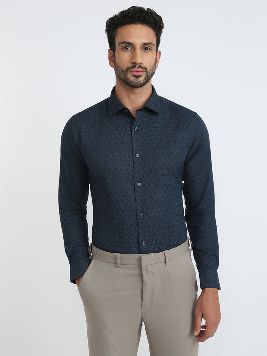Park Avenue Blue Formal Shirt