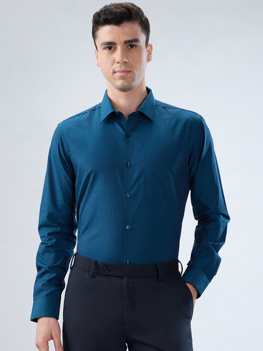 Park Avenue Blue Formal Shirt