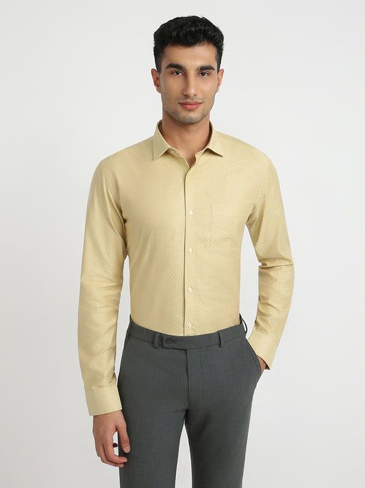 Park Avenue Yellow Formal Shirt
