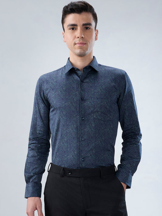 Park Avenue Blue Formal Shirt