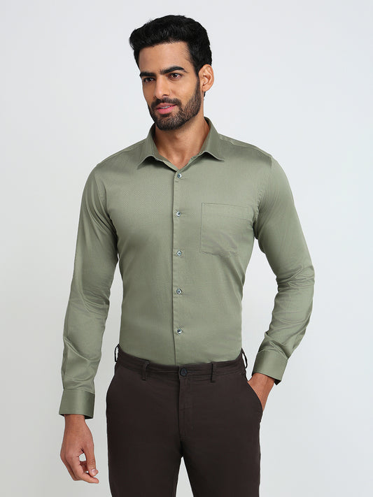 Park Avenue Green Shirt