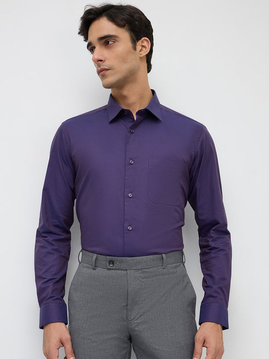 Park Avenue Violet Formal Shirt