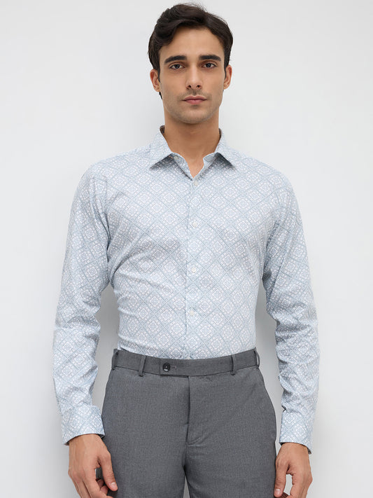 Park Avenue Blue Formal Shirt