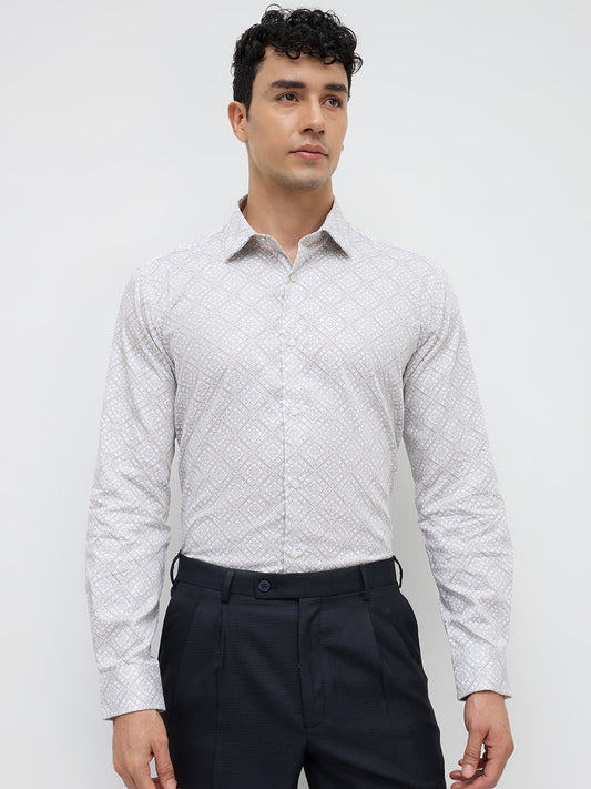 Park Avenue Grey Formal Shirt